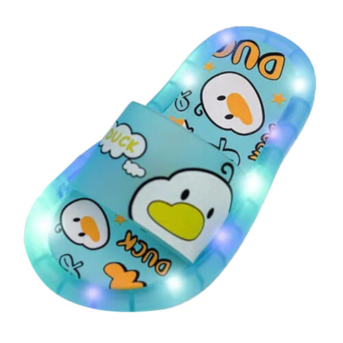 Kids' Flashing Light Slippers Size 5 Animal Design