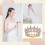 Bridal Crown Pink Rhinestone Chic Design 4