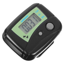 Digital Pedometer Step and Calorie Counter Black 1 Pack