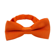 Orange Polyester Pre-Tied Bow Tie for Boys 1 pc
