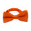 Orange Polyester Pre-Tied Bow Tie for Boys 1 pc 1