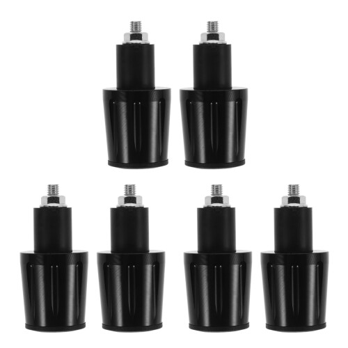 Motorcycle Bar End Plugs 3 Pairs Sturdy Handlebar Caps 2