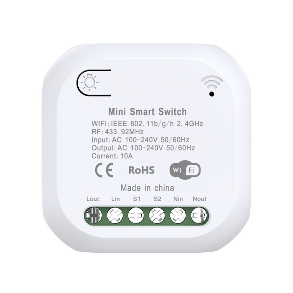 Wifi Rf433 Smart Switch Mini Wireless Relay 9455834489735