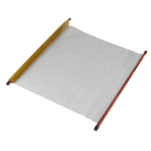 Reusable Cloth Water Writing Scroll 55x17in Blank with Frame 1
