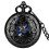 Skeleton Pocket Watch Roman Numerals Mechanical 1pc 1