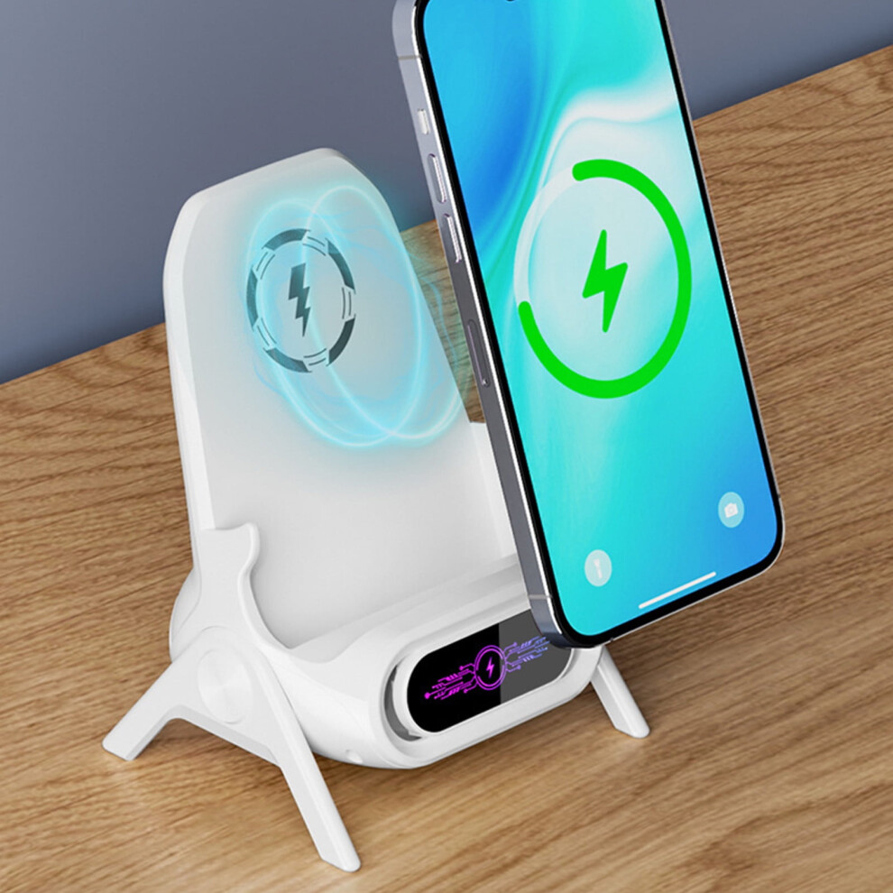 Wireless Charger Qi Fast Charging Station With Speaker And 9455834483665