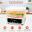 Food Dehydrator with 5 Trays, 4 Preset Modes, Digital Timer 4