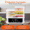 Food Dehydrator with 5 Trays, 4 Preset Modes, Digital Timer 5