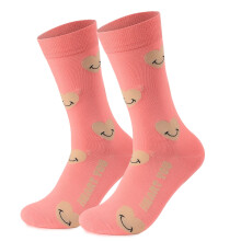 Valentine's Day Cotton Mid-Calf Socks Anti-Odor 2 Pair