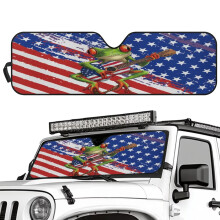 Windshield Sun Shade for Jeep Wrangler and Gladiator