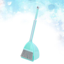 Blue PP Mini Broom and Mop Set for Toddlers Outdoor Use