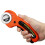 Round Wheel Cutter for Fabric 45mm Orange 1