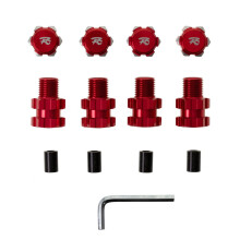 Aluminum Alloy Hex Hub Adapter Extension 4 pcs 10-17 mm for