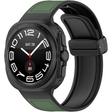 Silicone Leather Watch Band for Samsung Galaxy Watch 7