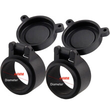 Flip Up Rifle Scope Covers Objective Lens Cap 2 Pack