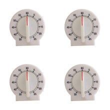 Mechanical Kitchen Timer 60-Min Wind-Up 4 Pack