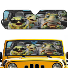 Turtle Windshield Sun Shade for Jeep Wrangler 2007–2024