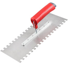 Tile Trowel Square Tip Stainless Steel 12mm Notch