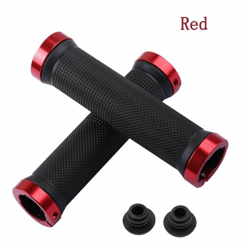Ergonomic Bike Handlebar Grips Lock-On Design 1 Pair