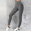 Women's Tummy Control Leggings Gray M 1