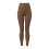 Women's Tummy Control Leggings Brown 2XL 5
