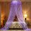 Round Dome Mosquito Net Canopy with Ceiling Hook for Twin 1