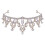 Display Cabinet Decorative Rhinestone Crown for Dollhouse 1