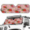 Red Strawberry Windshield Sun Shade for Jeep Wrangler and 1