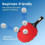 Ping Pong Paddles Set with Balls and Storage Case 3