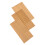 Oak Wood Boat Decking Strips Beige 80 Pieces 1