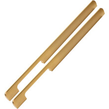 Kitchen Drawer Pull Handles Brushed Gold 2 Pcs