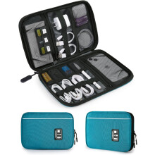 Electronics Organizer Travel Case Black Small