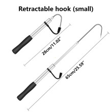 Telescopic Fishing Gaff Hook Stainless Steel 1 Pack