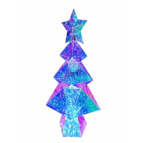 Prismatic Iridescent Christmas Tree Lights 200 LEDs 2