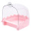Parrot Bathing Box Hanging Shower Cage for Small Birds 1
