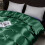 Queen Satin Duvet Cover 203x229cm Soft Polyester Green 4
