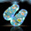 Kids' Flashing Light Slippers Size 5 Animal Design 3