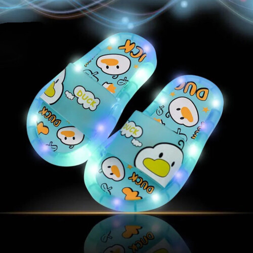 Kids' Flashing Light Slippers Size 5 Animal Design 2