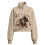 Women's Cropped Quarter-Zip Sweatshirt with Pocket and 4