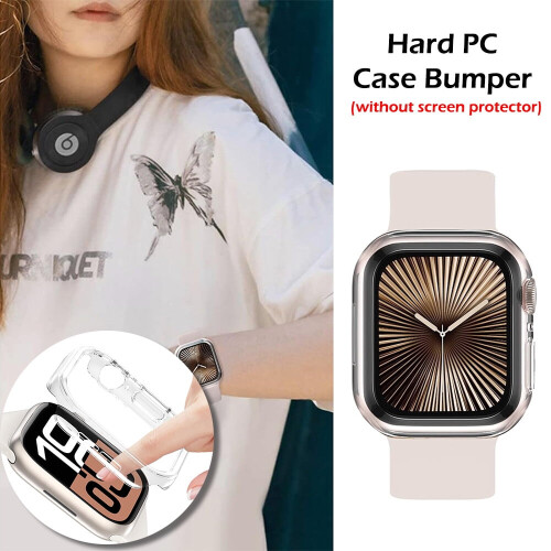 Capa protetora transparente para Apple Watch Series 11/10 de 46 mm 2