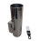 Metal Guiro Shaker with Scraper Round Cylinder Latin 6