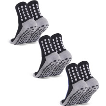 Kids Soccer Socks Non-Slip Cushioned 3 Pairs
