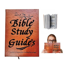 Bible Study Guide and Devotional Journal PU Leather 66 Pages