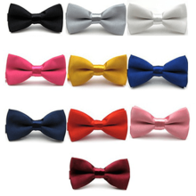 Baby Boy Satin Pre-Tied Bow Tie 10 PCS