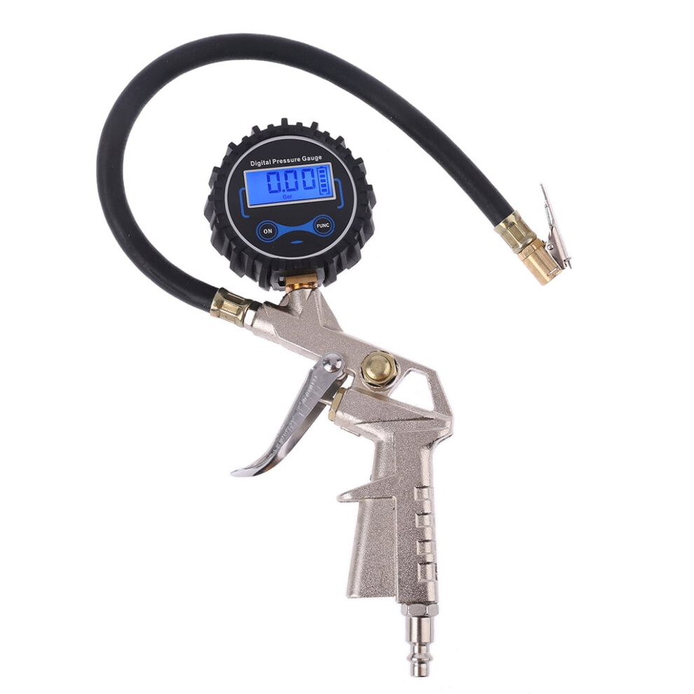Digital Tire Inflator With Pressure Gauge Hose And Chuck 9455834504780