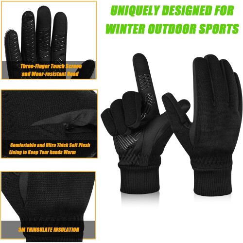 Winter Gloves Unisex -10F 3M Thinsulate Touchscreen 2