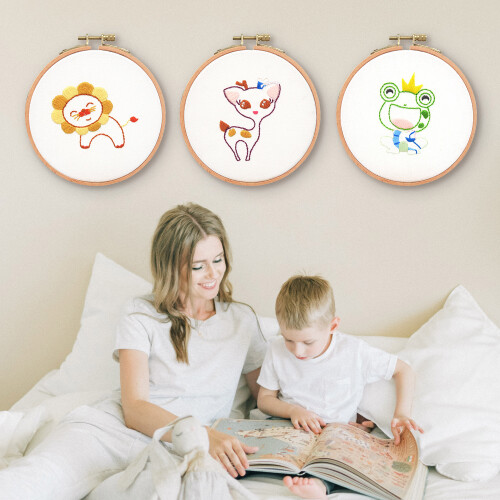 Bling Painting Embroidery Kit Deer Pattern with Instructions 1