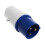32A 3-Pin Plug 220-250V 2P+E IP44 Weatherproof 2