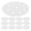 White perforated parchment paper steamer sheets 100 pcs 1