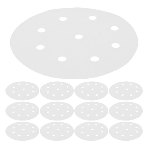 White perforated parchment paper steamer sheets 100 pcs
